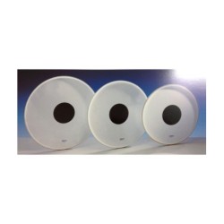 PARCHE 15" BLANCO DISCO...