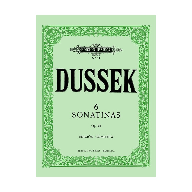 6 SONATINAS Op.20-DUSSEK