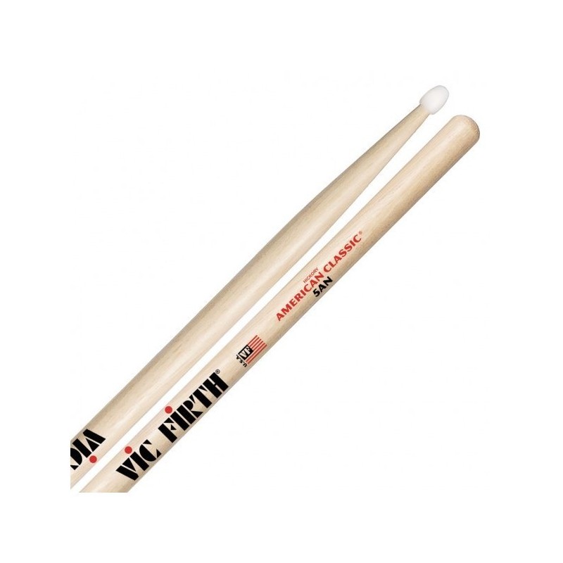 BAQUETA VIC FIRTH 5AN AMERICAN CLASSIC PUNTA NYLON